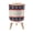 Color 1, variant on Small Trash Can with Lid Seamless black stripes white abstract hand 1.8 Gallon Dog Proof Trash Can Round Garbage Can Waste Bin Wastebasket for Bathroom Bedroom Living Room