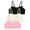 Black/Ivory/Lola Pink, variant on Ultra-Comfy Seamless Bralette for Girls–Buttery Soft Ribbed & Jacquard,No Padding – Effortless Comfort & Style