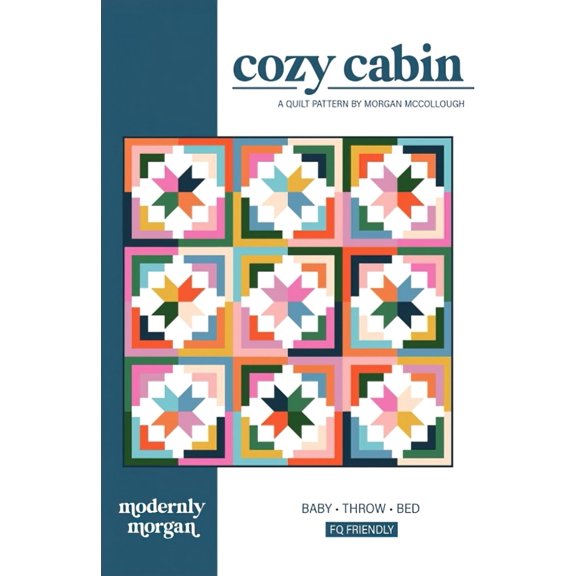 Cozy Cabin Quilt Pattern by Morgan McCollough