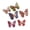 Rose Gold, variant on mdesiwst 6 Pcs 3D Butterfly Wall Decor Double Layer Wings Butterfly Decorations Removable Glitter Metallic Hollow Room Mural Art for Bedroom Living Room Party Decoration