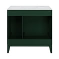 thumbnail image 7 of Cascade 36" Freestanding Bathroom Vanity in Green Oak with 3-Hole Widespread Sink Top, 7 of 7
