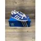 thumbnail image 1 of [GX2207] Adidas Men's Gazelle Blue Cloud White Gold Metallic Sneakers Size 13, 1 of 6