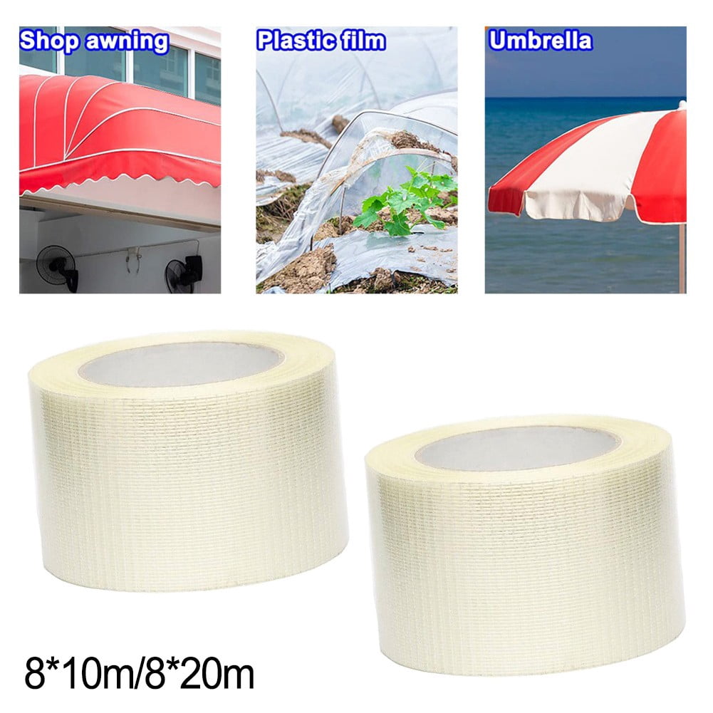 2Packs Heavy-Duty RV Awning Repair Tape: Waterproof, Strong for All Fabrics!