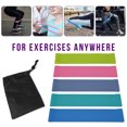 thumbnail image 3 of Graflsoa 5-Piece Resistance Band Set with Carry Bag (Yellow, Pink, Grey, Dark Green, Blue) - Various Resistance Levels & Sizes Included, 3 of 6