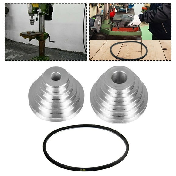 Efficient V Type Belt Set With Aluminum Pulley Wheel For Benchtop Drill Press