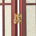 thumbnail image 4 of Ore International R5443 - 4 4 Panel Shoji Screen  -  Cherry, 4 of 5