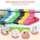 thumbnail image 4 of 60 Pcs Perchas de Plástico para Niños, Ganchos de Plástico para Ropa Infantil, Ganchos Estándar Antideslizantes, Ganchos para Bebé para Uso Diario, Multicolores, Paquete de 60 Perchas de Bebé, 4 of 8