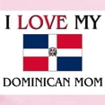 thumbnail image 2 of CafePress - I Love My Dominican Mom Infant Bodysuit - Baby Light Bodysuit, Size Newborn - 24 Months, 2 of 4