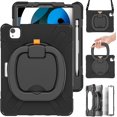 thumbnail image 1 of [PST] iPad Pro 11" 2018 2020 2021 Air 4 5 2022 Defender Case, Shockproof Rugged Defender Case with Rotate Stand, 1 of 3