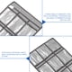 thumbnail image 2 of WRISTBIQUE 1Ud Bolsa Colgante Para Almacenaje En Pared Con Bolsillos Claros Y Color, 2 of 5