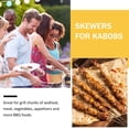 thumbnail image 2 of 18 Pcs Brochettes Multifonctions en Acier Inoxydable pour Camping BBQ, 2 of 7