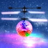 Infrared Induction Flying Flash Disco Colorful LED Ball Helicopter Child Toy