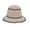 Rose, variant on Women's Hand Crochet Straw Bucket Sun Hat with Scallop Edge