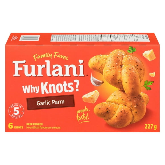Furlani Garlic Parm Knots, 227g, Furlani Garlic Parm Knots, 227g/6 knots