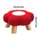 thumbnail image 3 of Muebles para oficina en casa Taburete de flores Taburete redondo pequeño Taburete de agárico de nube Decoración de habitación Durabilidad Taburete de piso Silla de bebé Taburete de madera, 3 of 6