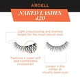thumbnail image 5 of Ardell Naked Lashes Natural 433 with Invisiband  Lightweight, Natural False Eyelashes, Soft Volume Strip Lashes, 1 Pair, 5 of 6