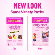 BelliWelli Daily Fiber Supplement with Probiotics, Electrolytes, and Collagen - Stickpack Variety 10 Count