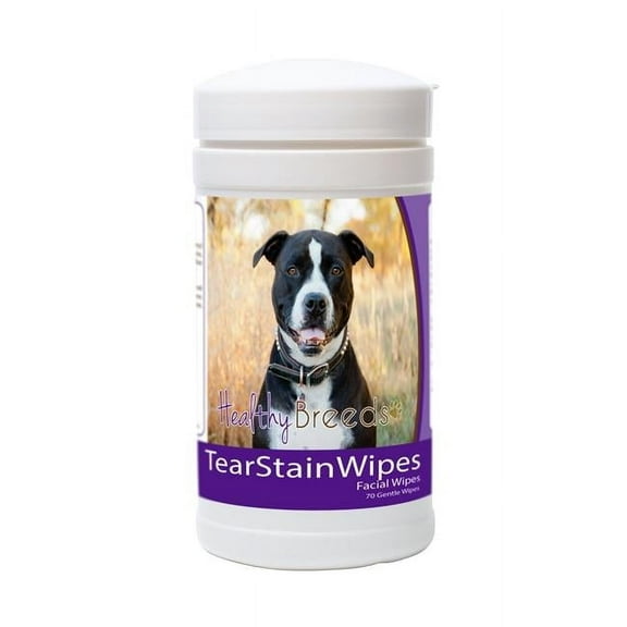 Healthy Breeds 840235152545 Pit Bull Tear Stain Wipes