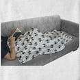 thumbnail image 6 of Scottie Dog Soft Flannel Fleece Throw Blanket, French Style Dressed Breeds in Sailor Tshirt Upside down Pattern, Cozy Plush for Indoor and Outdoor Use, 50" x 60", Black Blue and Scarlet, by Ambesonne, 6 of 6