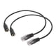 thumbnail image 1 of 2pc 3.5mm Stereo Audio Headset To Cisco Jack Female To Male Rj9 Plug Adapter Converter Cable Cord, 1 of 5