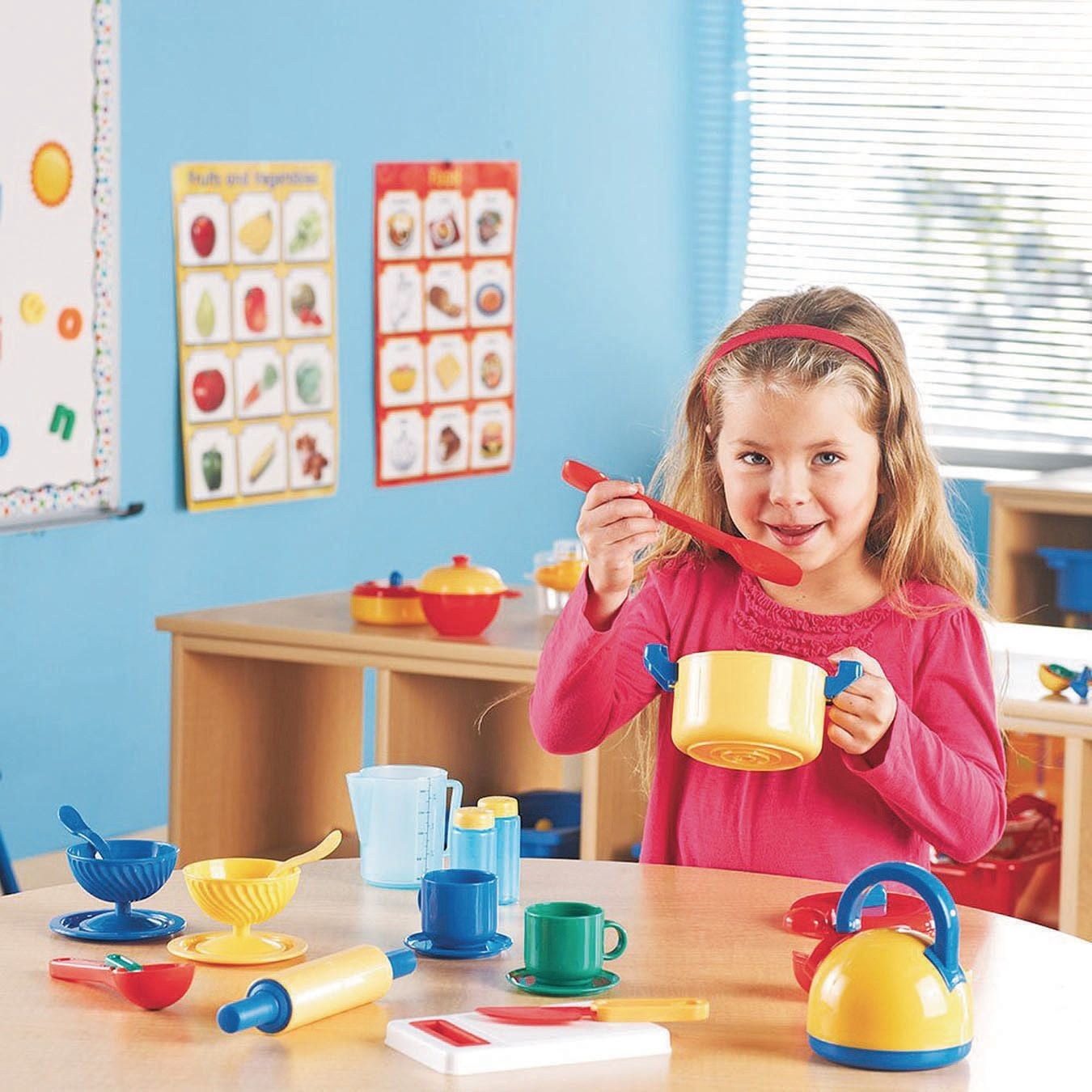 Learning Resources Pretend and Play Kitchen Set, Ages 3+