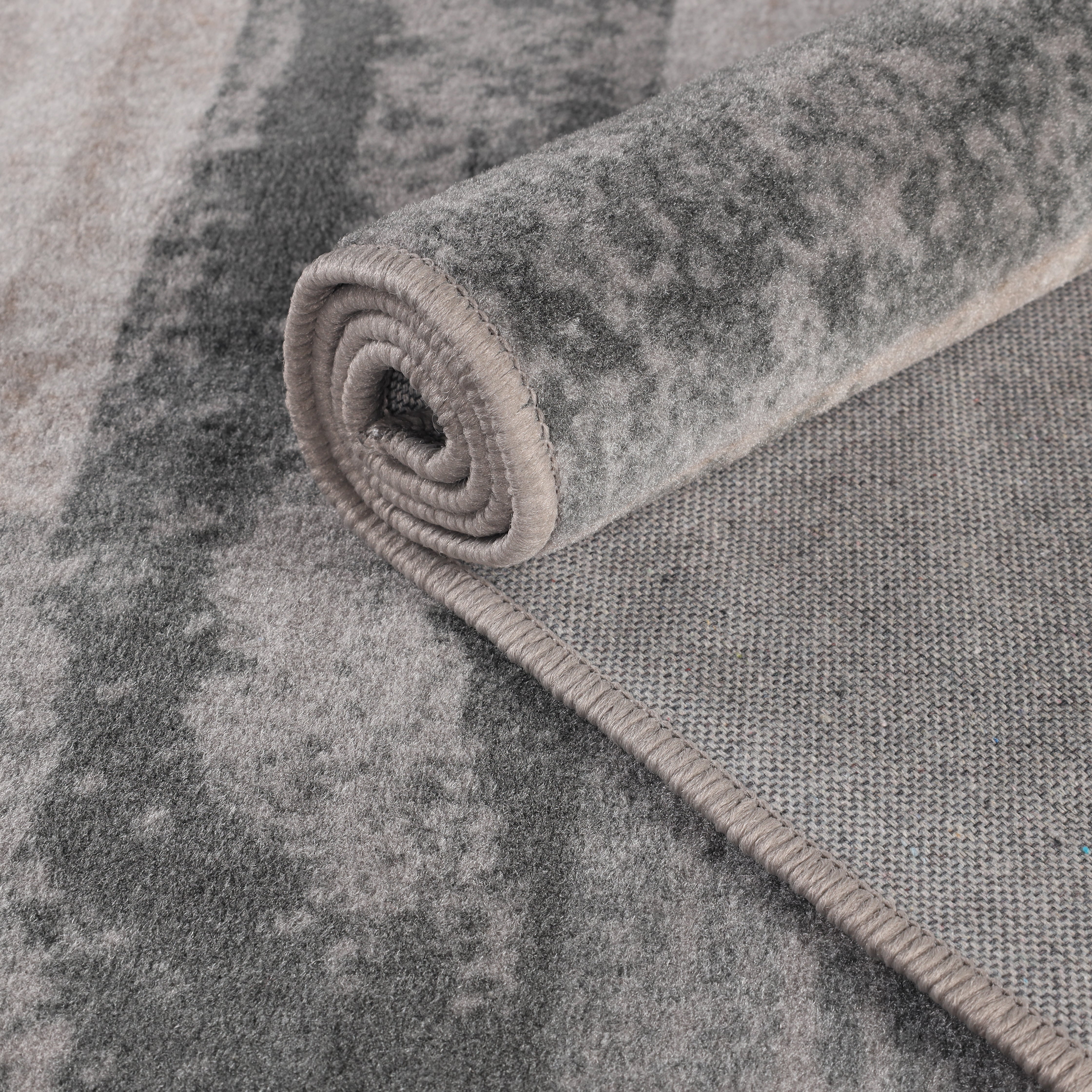 Superior Rockwood Geometric Blocks Washable Indoor Area Rug, 10' x 14', Beige