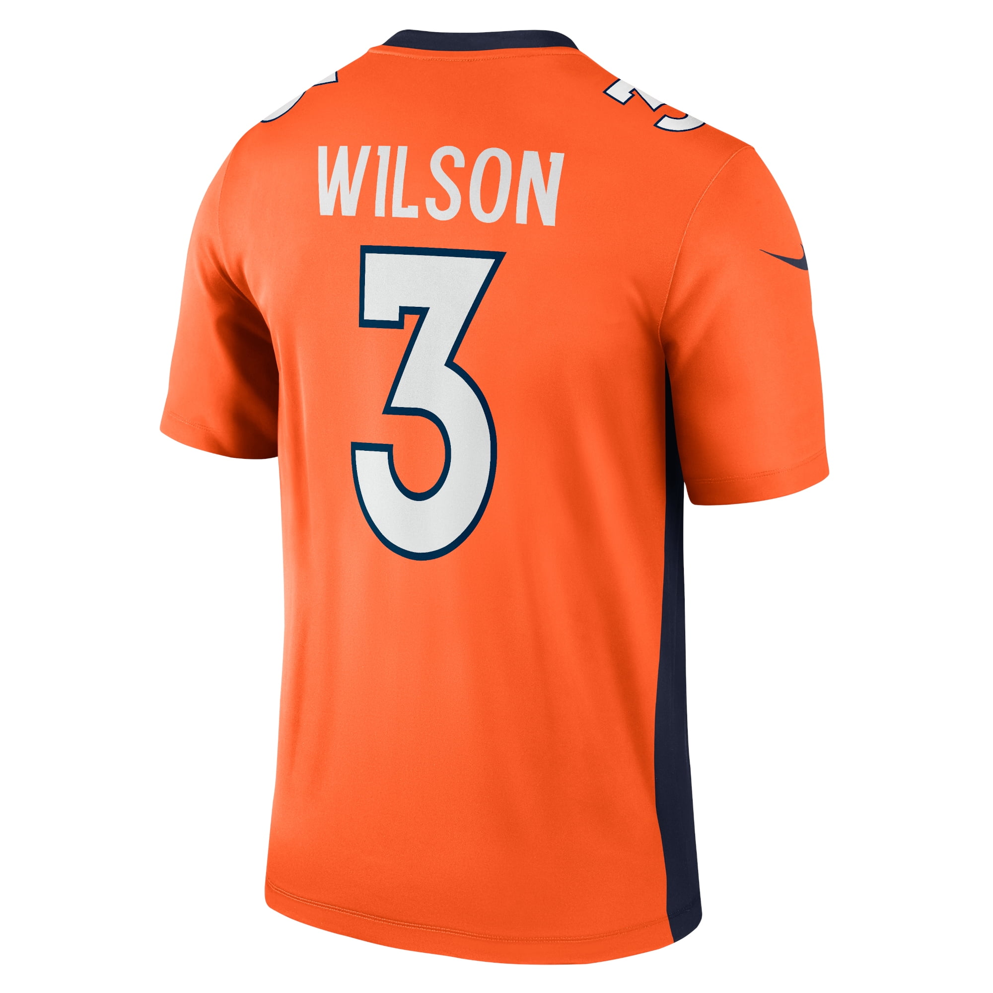 Men's Nike Russell Wilson Orange Denver Broncos Legend Jersey