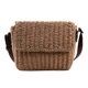 thumbnail image 1 of Bolso Paja Tejido para Mujer Bolso Bandolera Junto Al Mar Bolso Hobo Elegante Vintage (marrón Claro), 1 of 9