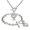 Gold, variant on Stainless Steel Alphabet Letter J Initial Heart Charm Toggle Bracelet & Necklace
