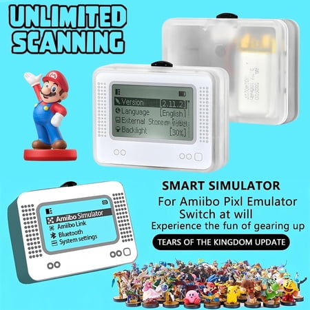 FOR NFC Tag Emulator Unlimited Rewrite Auto UID Regen Compatible with 50+ Games on Nintendo Switch