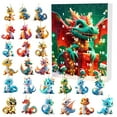 thumbnail image 1 of TIELUTT Dinosaur Countdown Calendar Bring Mysterious Surprises to Kitchen Timer Stainless Steel Turtle Kitchen Timer Days until Christmas Countdown Board Sand Glass Timer 1 Min Large Digital Stopwatch, 1 of 7