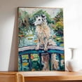thumbnail image 4 of Hudo Dog Canvas Wall Art,Dog Wall Art print, Colorful Borzoi Dog Decor for Kids Nursery Bedroom Living Room Office Home Unframed 8x12 inches, 4 of 5