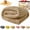 Brown, variant on Emotional Support Blanket Yellow, Dog Mood Calming Blanket, Soft Ribbed Plush Throw for Sofa Bed Kennel Crate, Washable Cozy Cover with for Small Medium Large Breeds(Yellow,28 * 39in)
