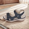 thumbnail image 3 of Arch Support Sandals Sandalias Ortopédicas Mujeres Sin Deslizamiento para El Verano (Dark 5) Azul, 3 of 6