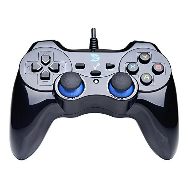 Walter Cunningham tempereret søm ZD-V+ USB Wired Gaming Controller Gamepad For PC(Windows XP/7/8/10) & PS3 &  Android - [Black] - Walmart.com