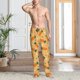 thumbnail image 2 of Fotbe Love Carrot Pantalones de Pijama para Hombre, Pantalones de Dormir, Pantalones de Casa con Cintura Ajustable y Bolsillos-X-Large, 2 of 6