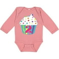 thumbnail image 3 of Inktastic 2nd Birthday cupcake Boys or Girls Long Sleeve Baby Bodysuit, 3 of 5