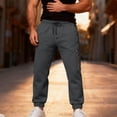 thumbnail image 5 of zbxnLI Men's Joggers Sweatpants Straight Leg Plus Size Pant Drawstring Sweatpant Sport Workout Pant with Pockets, 5 of 7