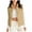 Khaki, variant on HAiming Women Puffer Vest Jacket Winter Quilted Stand Collar Zip up Sleeveless Padded Gilet Casual Outwear with Pocket