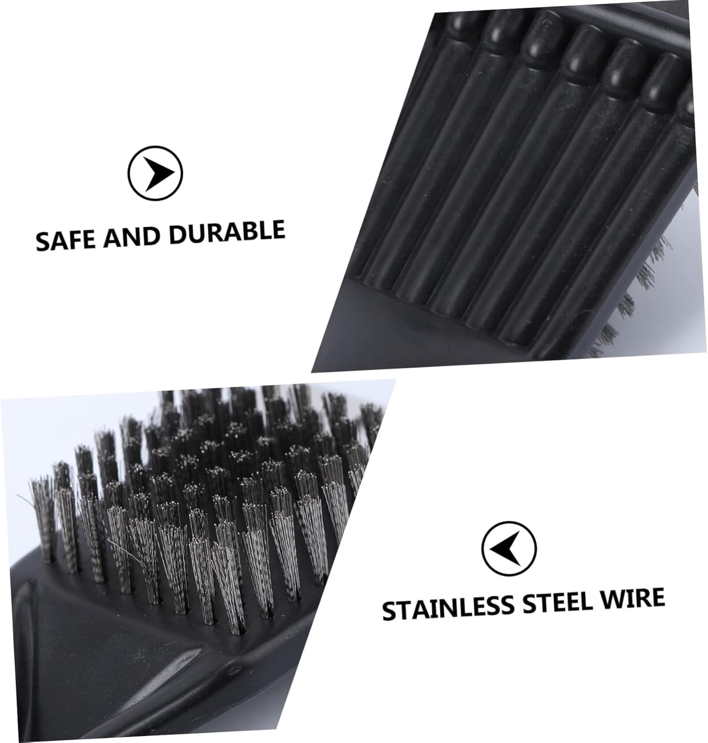 Yankucat BBQ Grill Brush for Outdoor Grill and Scraper, Stainless Steel Cleaning Brush, Gift for Men/Dad BBQ Brush