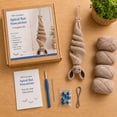 thumbnail image 4 of DIY Crochet Spiral Bat Suncatcher Complete Kit, Halloween Crochet Craft Set with Yarn, Hook, Needle and Step-by-Step Instructions, 4 of 6