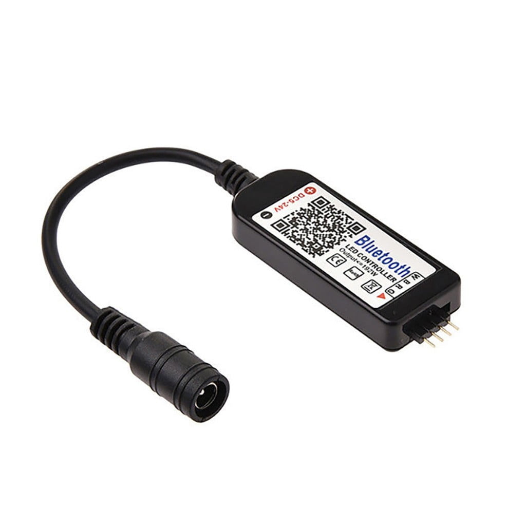 Mini Bluetooth LED Controller&Remote For 5050 3528 RGB/RGBW Light Strip LED B3D9 