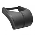 thumbnail image 3 of Almohada para el cuello del asiento del coche, cojín para reposacabezas cómodo, cuero PU, diseño ergonómico, suave, almohada para reposacabezas, 3 of 8