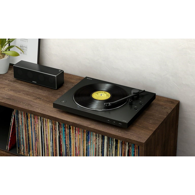 Sony PS-LX310BT Belt Drive Turntable: Fully Automatic Wireless Vinyl Record  Player with Bluetooth and USB Output Black