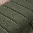 thumbnail image 5 of Aemeios 66"W Teddy Tufted Storage Bench for Bedroom End of Bed with Gold Legs and Two Pillows, Green, 5 of 13