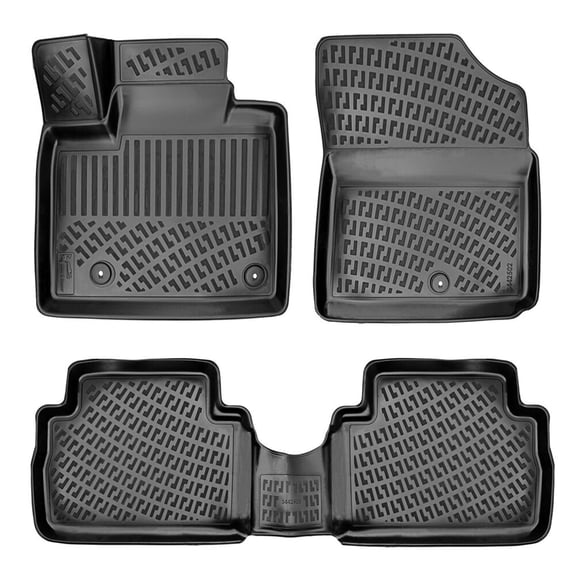 Floor Mats Fits Hyundai Santa Fe 2020-2024 Gasoline Usa Version | 3D TPE Car Mat
