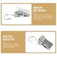 thumbnail image 4 of ORDDIART Clips de Rideaux 120 Pcs Fer Argent pour Décoration Intérieure 3.4X1.1X1.1In, 4 of 6