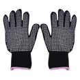 thumbnail image 1 of 1 Pair Heat-resistant Gloves Perm Gloves Cooking Gloves Supplies Hair Curler for Women Men (Black), 1 of 4