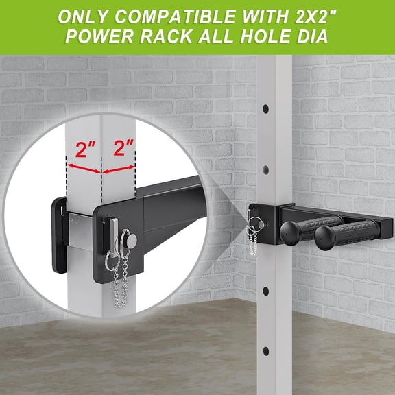 Dip Bar & Belt Squat Attachments for 2"x2" & 3"x3" Power Racks