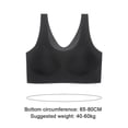 thumbnail image 2 of Sujetador sin costuras para mujer Sujetador sin aros Diseño fino y delgado Sin ropa interior Sujetador deportivo de bajo impacto Sujetador cómodo para uso diario, 2 of 5